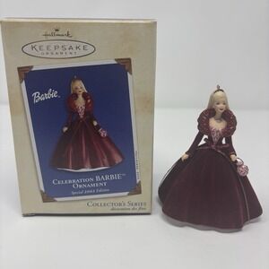 Hallmark Keepsake Celebration Barbie Ornament 2002 Special Edition #3 Collectors